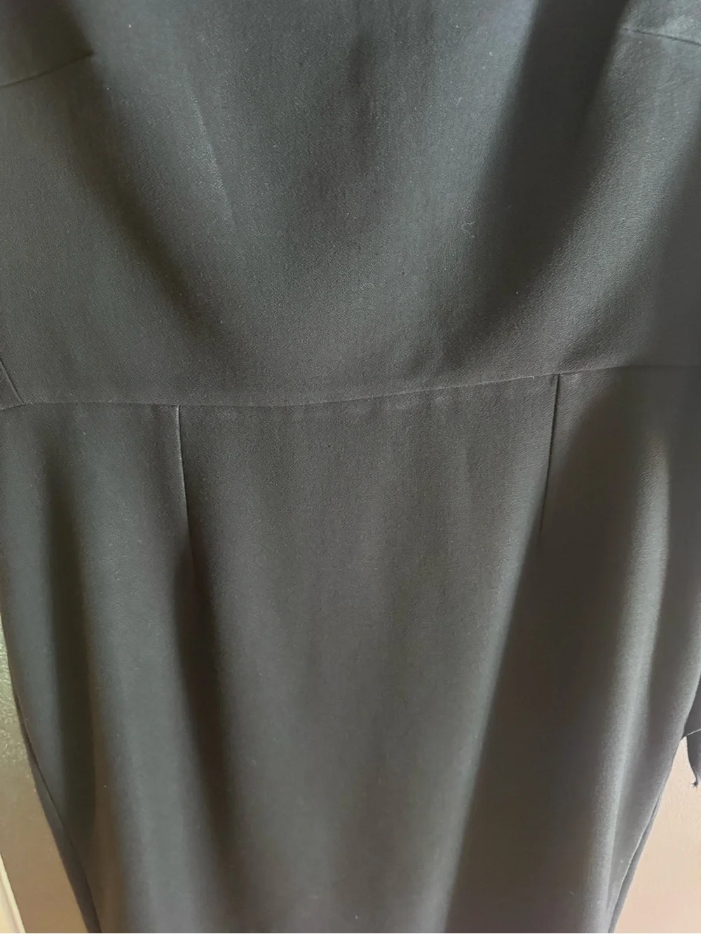 Roland Mouret Black Long Sleeve Draped Neck Dress - Picture 5 of 14
